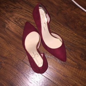 Jessica Simpson Red high heels.